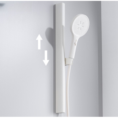Constant temperature cold hot storage shelt shower simple lift shower